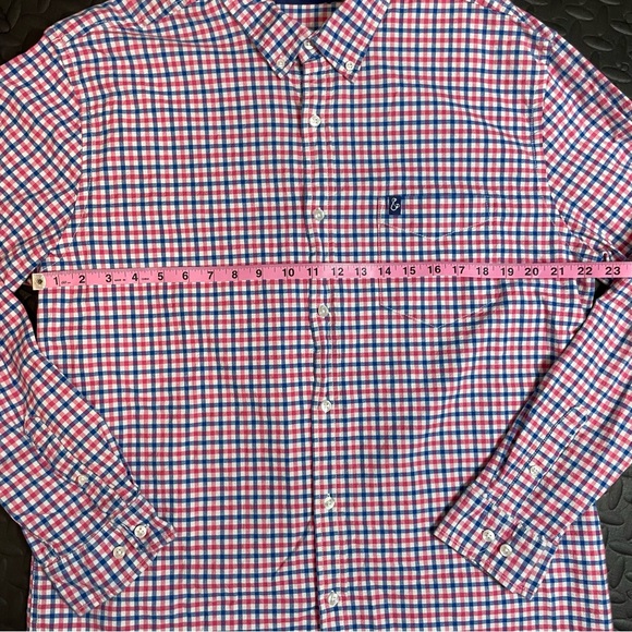 Tackle & Tides Men’s Long Sleeve Button Down Pink & Blue Plaid Check XL‎ - Picture 6 of 7